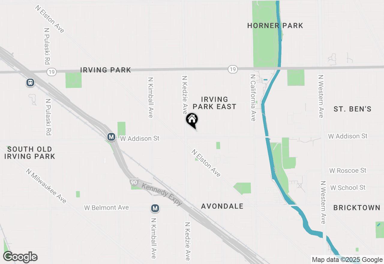 Map of 3616 N Troy Street #1, Chicago, IL 60618