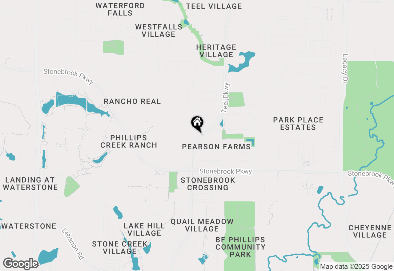 Map of 6974 Irongate Place, Frisco, TX 75036