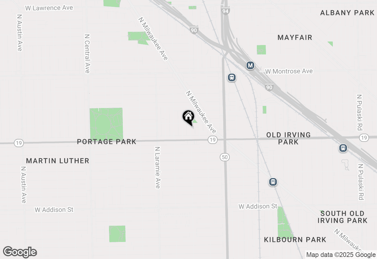 Map of 4038 N Lavergne Avenue #G, Chicago, IL 60641