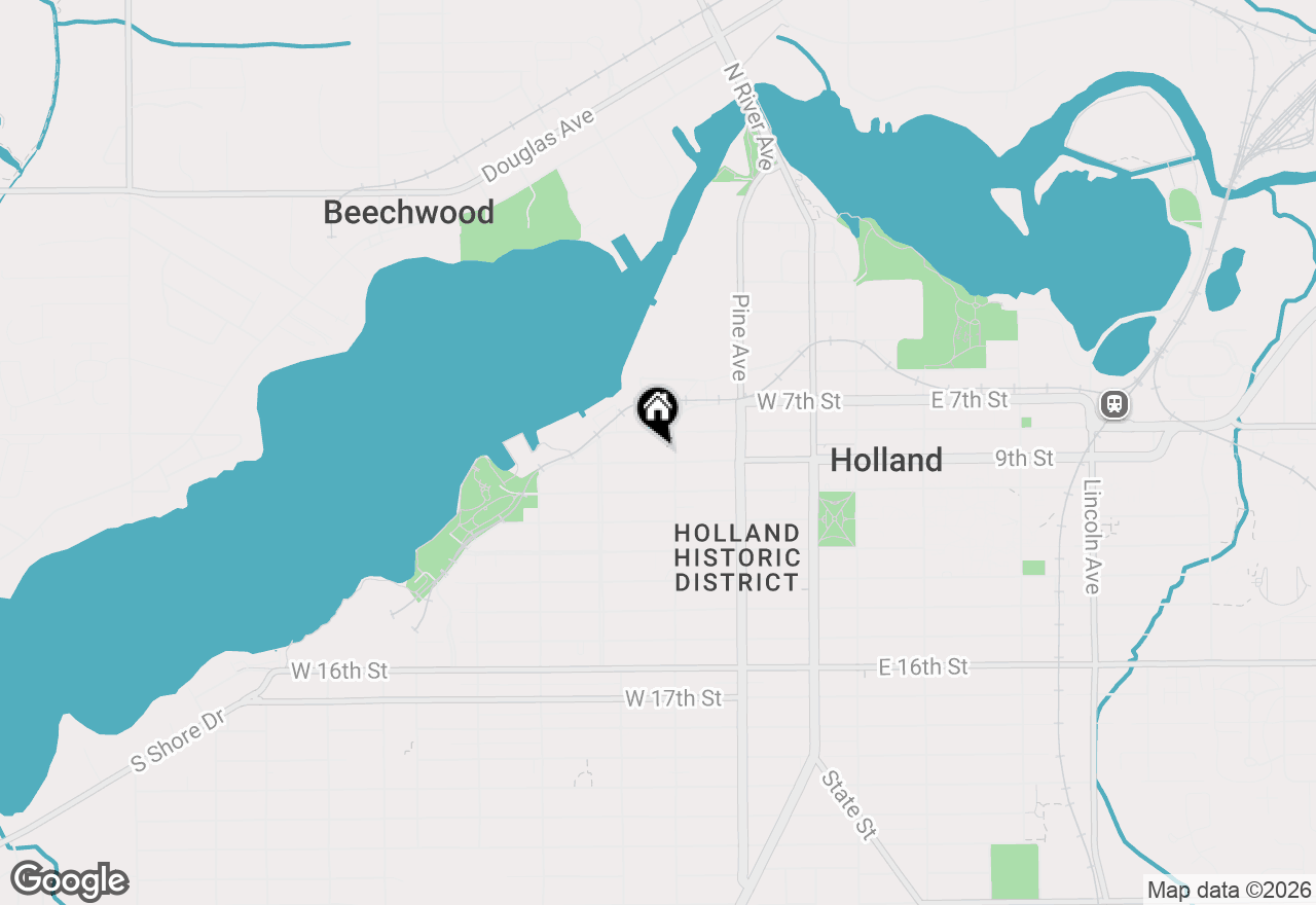 Map of 177 W 9th Street, Holland, MI 49423