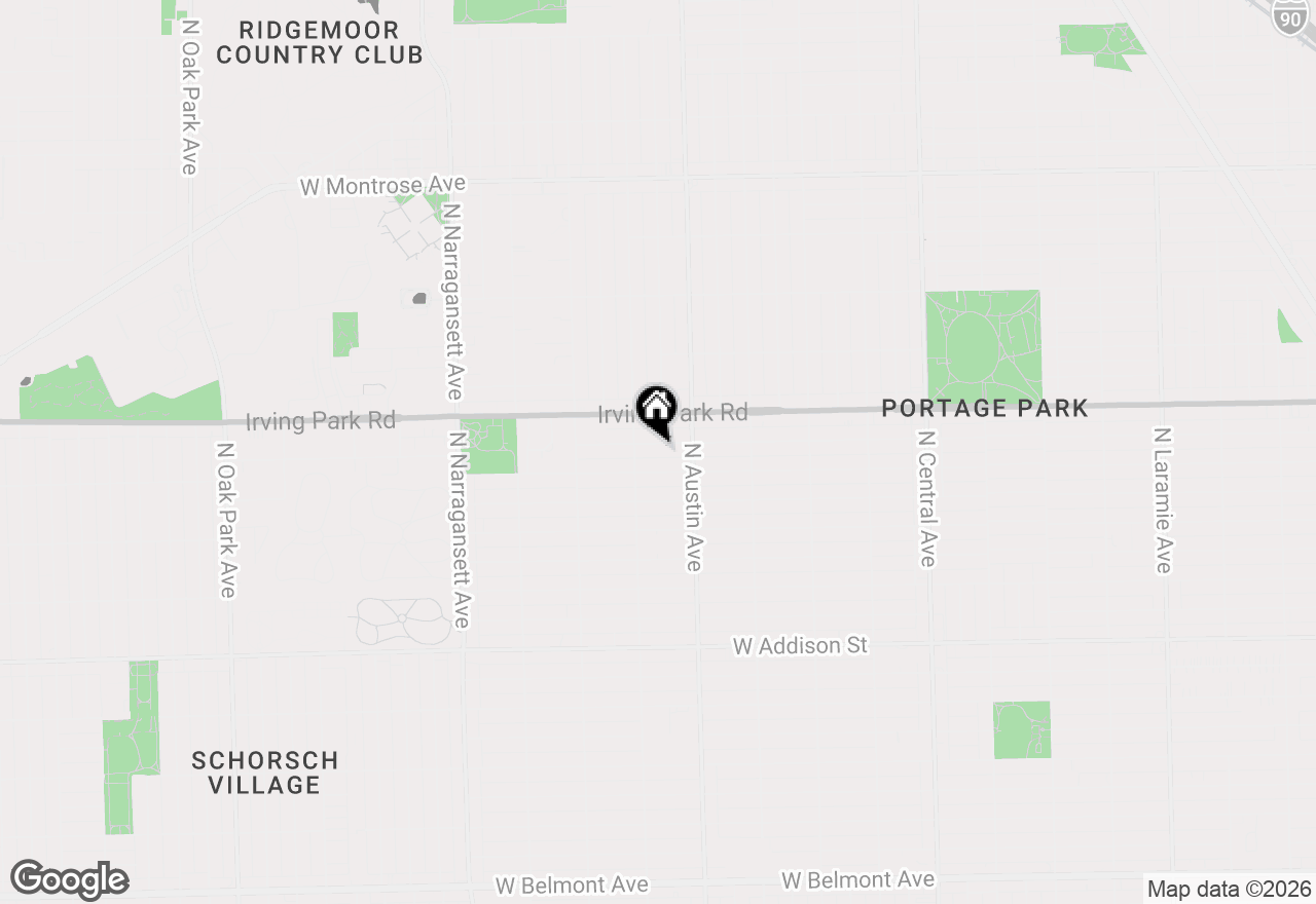 Map of 6037 W Dakin Street, Chicago, IL 60634