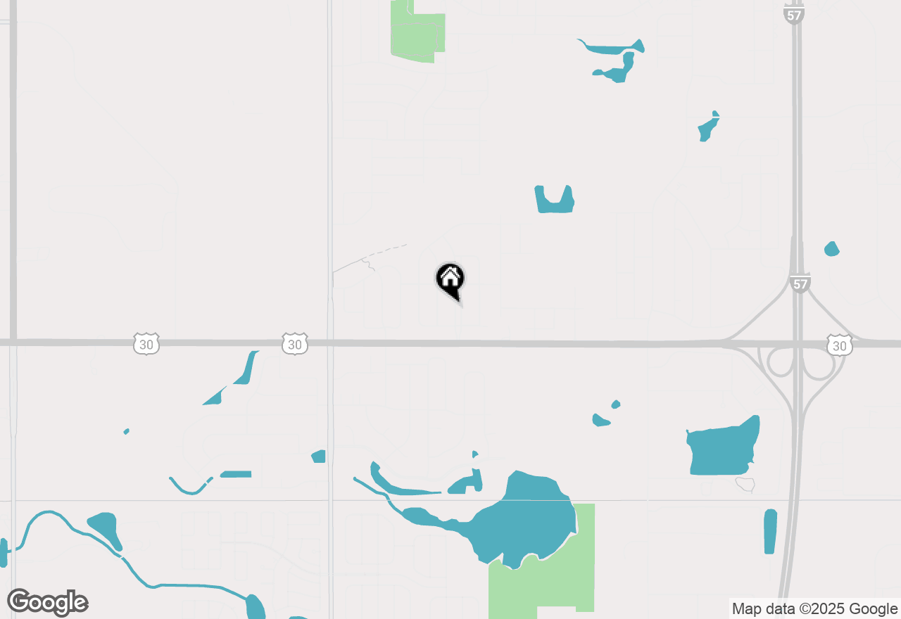 Map of 1008 Willow Road, Matteson, IL 60443