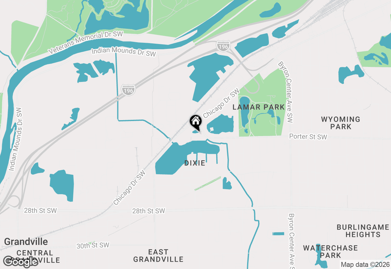 Map of 2922 Porter Court Sw, Grandville, MI 49418