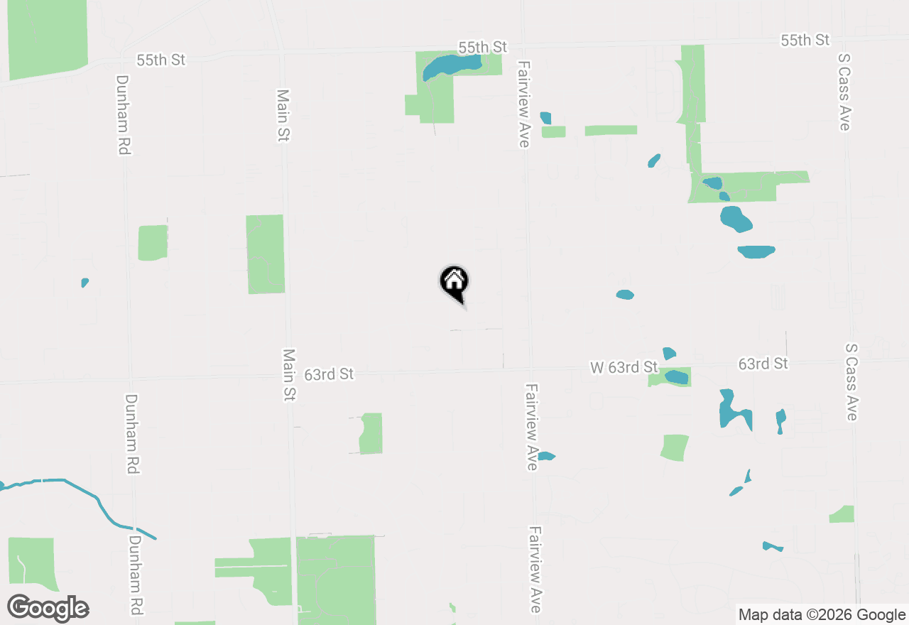 Map of (Address confidential), Downers Grove, Illinois 60516
