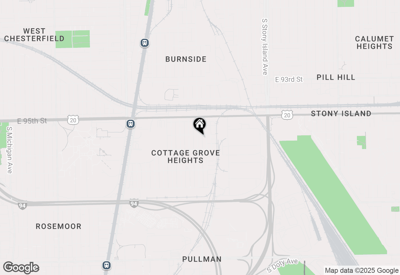 Map of 9609 S Woodlawn Avenue, Chicago, IL 60628