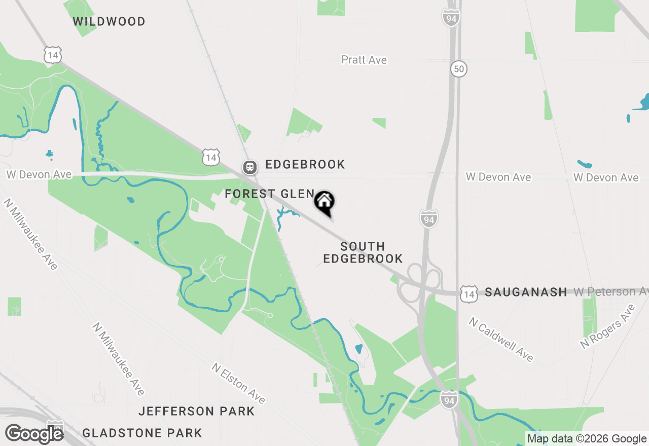 Map of 6209 N Caldwell Avenue, Chicago, IL 60646