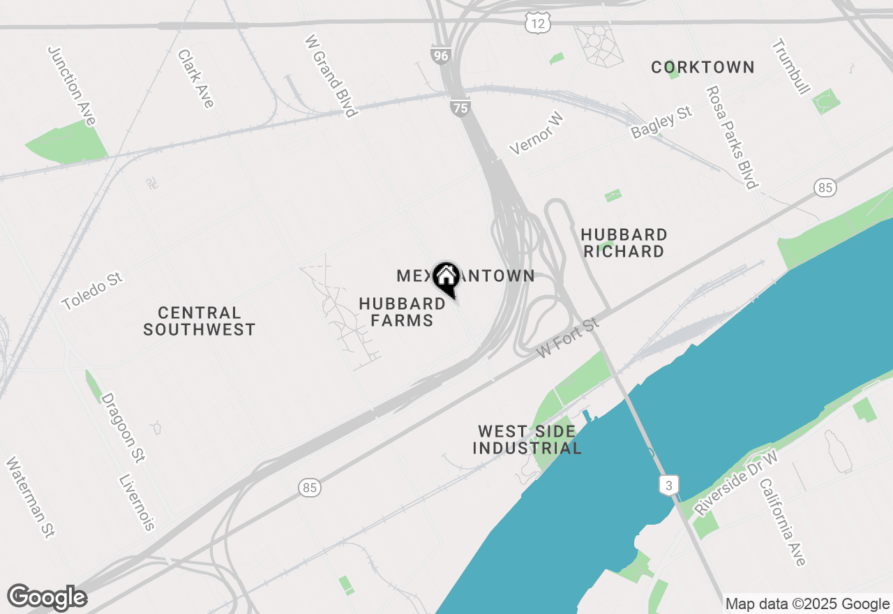 Map of 315 W Grand Boulevard, Detroit, MI 48216