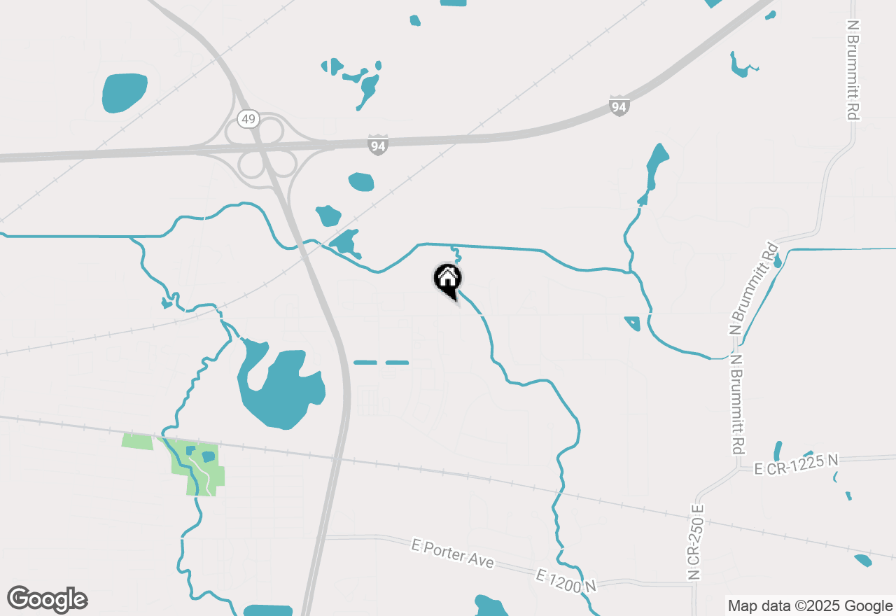 Map of 1325 Indian Boundary Road, Chesterton, IN 46304