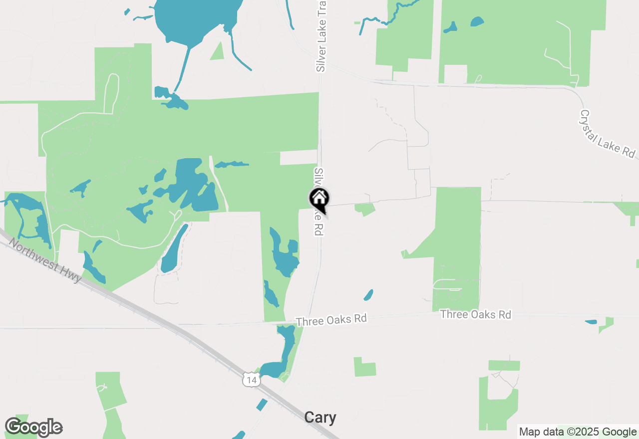 Map of 7102 Silver Lake Road, Cary, IL 60013