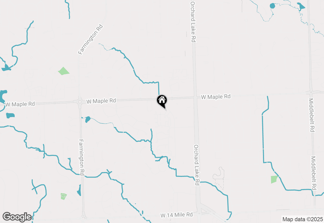 Map of 6655 Hearthside, West Bloomfield, MI 48322