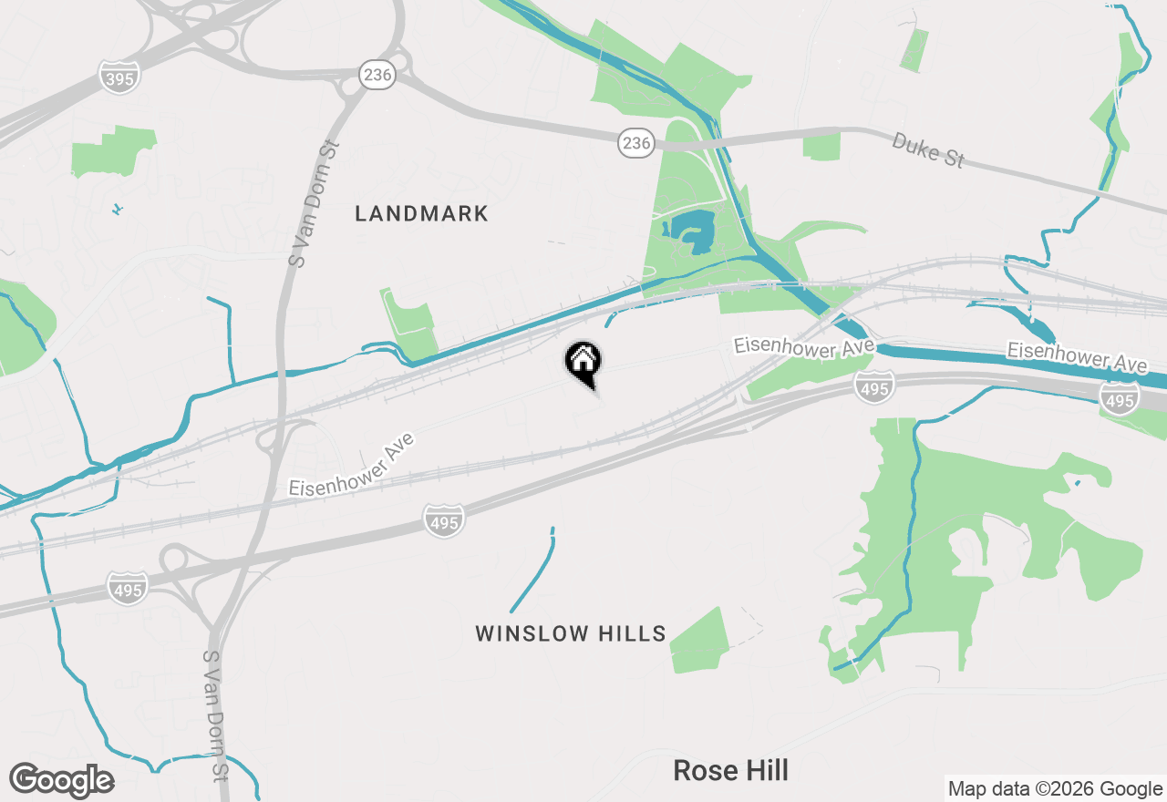 Map of 4852 Eisenhower Avenue #434, Alexandria, VA 22304