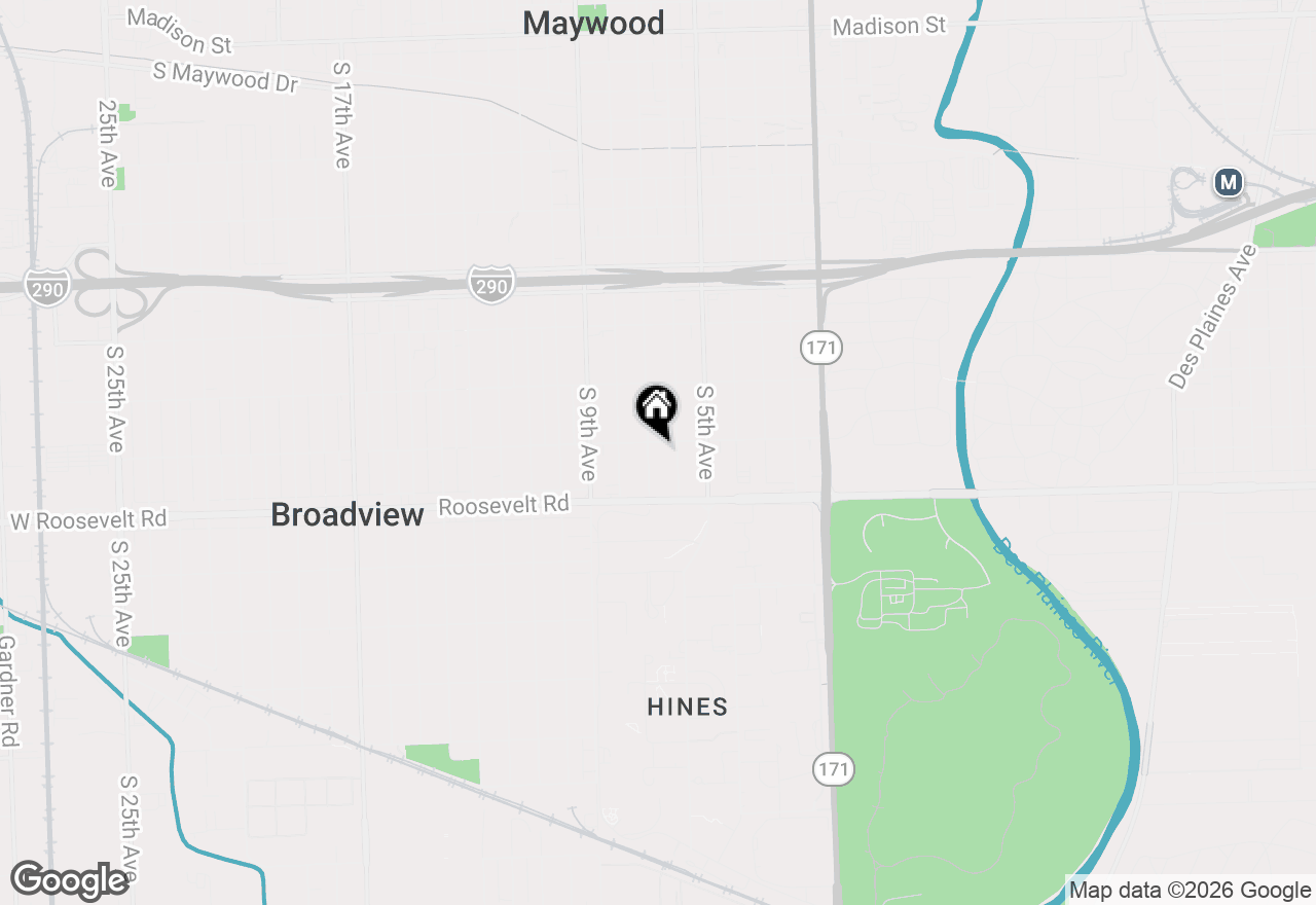 Map of 2105 S 7th Avenue, Maywood, IL 60153