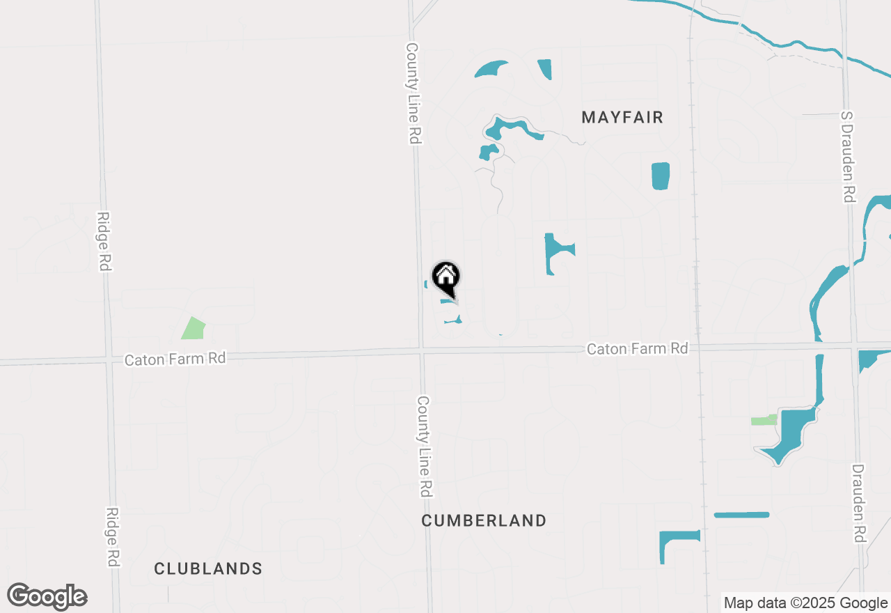 Map of 7009 Waterway Court, Plainfield, IL 60586