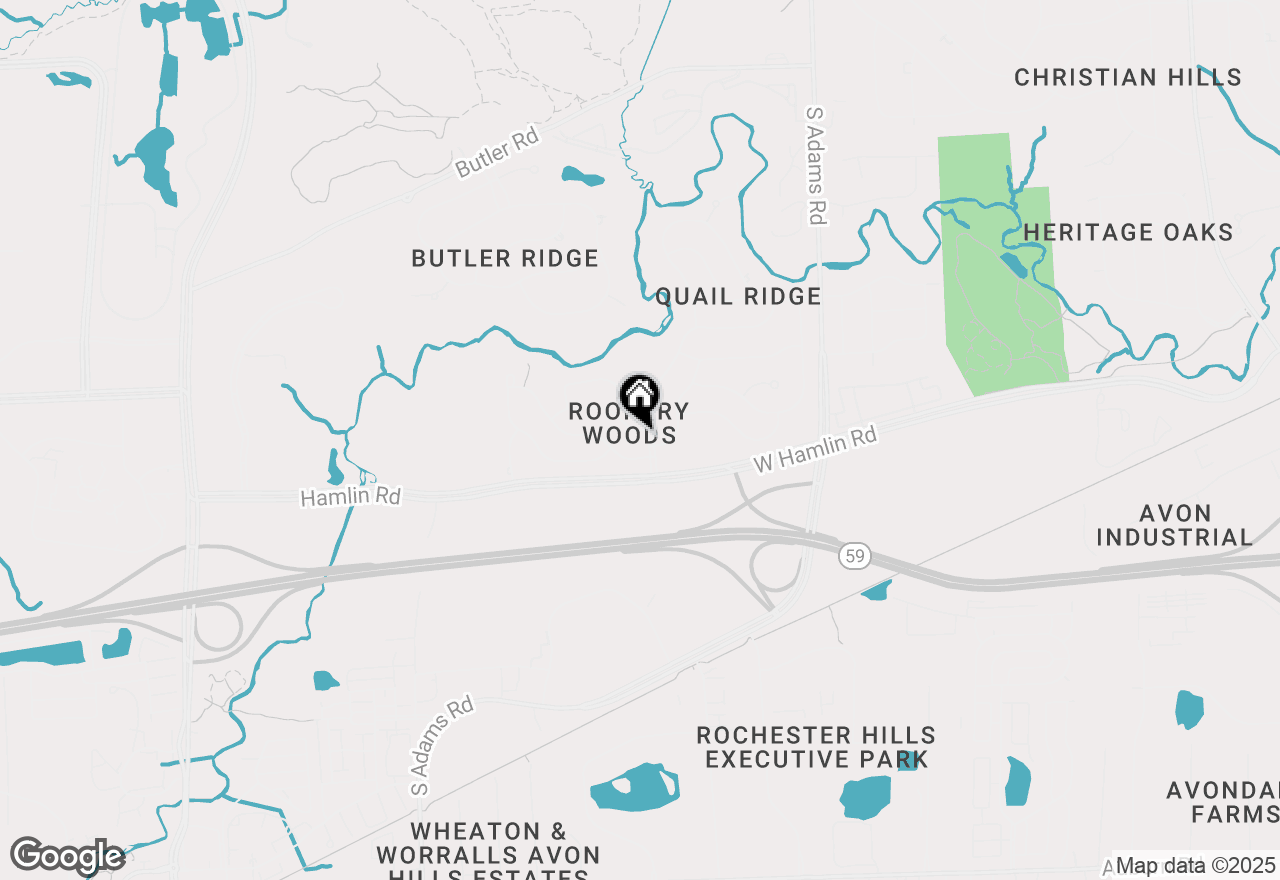 Map of 3479 Blue Heron Lane, Rochester Hills, MI 48309