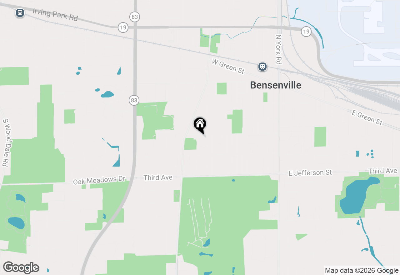 Map of 714 W Memorial Road, Bensenville, IL 60106