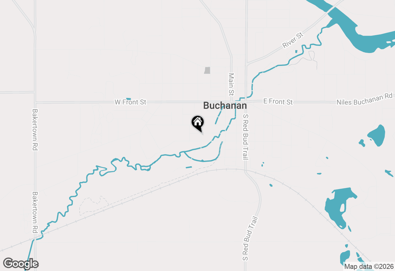 Map of 303 W Alexander Street, Buchanan, MI 49107