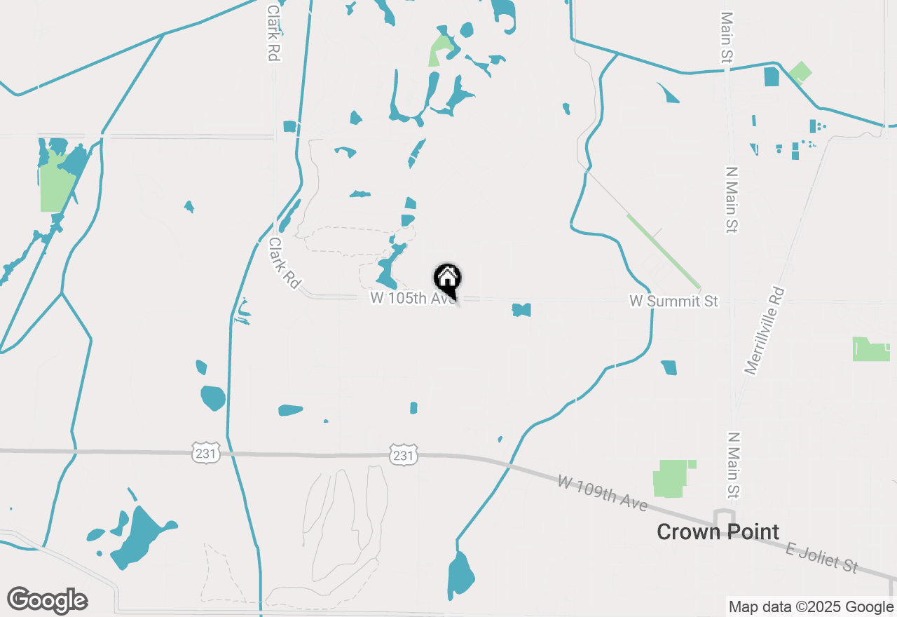 Map of 3725 W 105th Avenue, Crown Point, IN 46307
