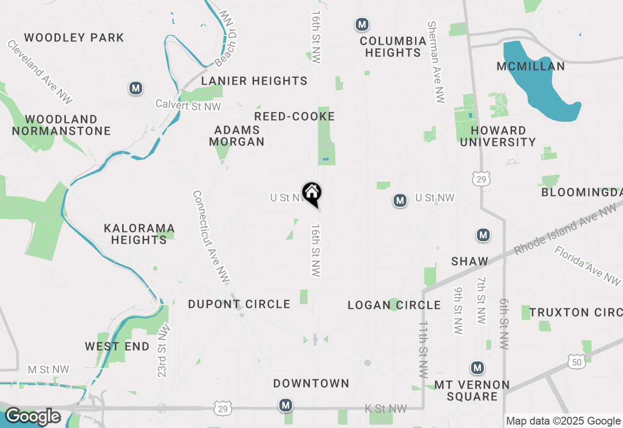 Map of 1908 16th Street Nw, Washington, DC 20009