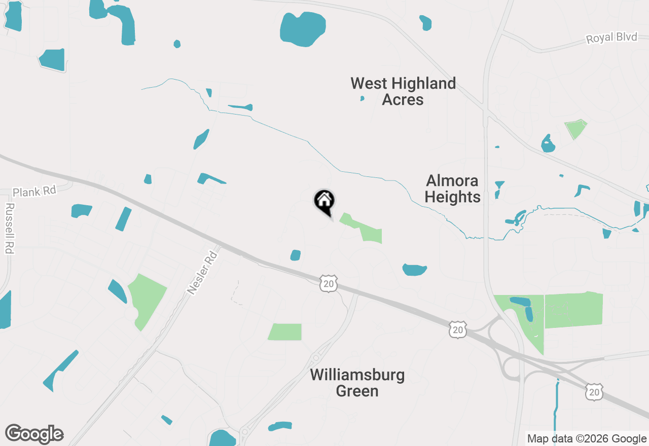 Map of 2936 Avalon Drive, Elgin, IL 60124