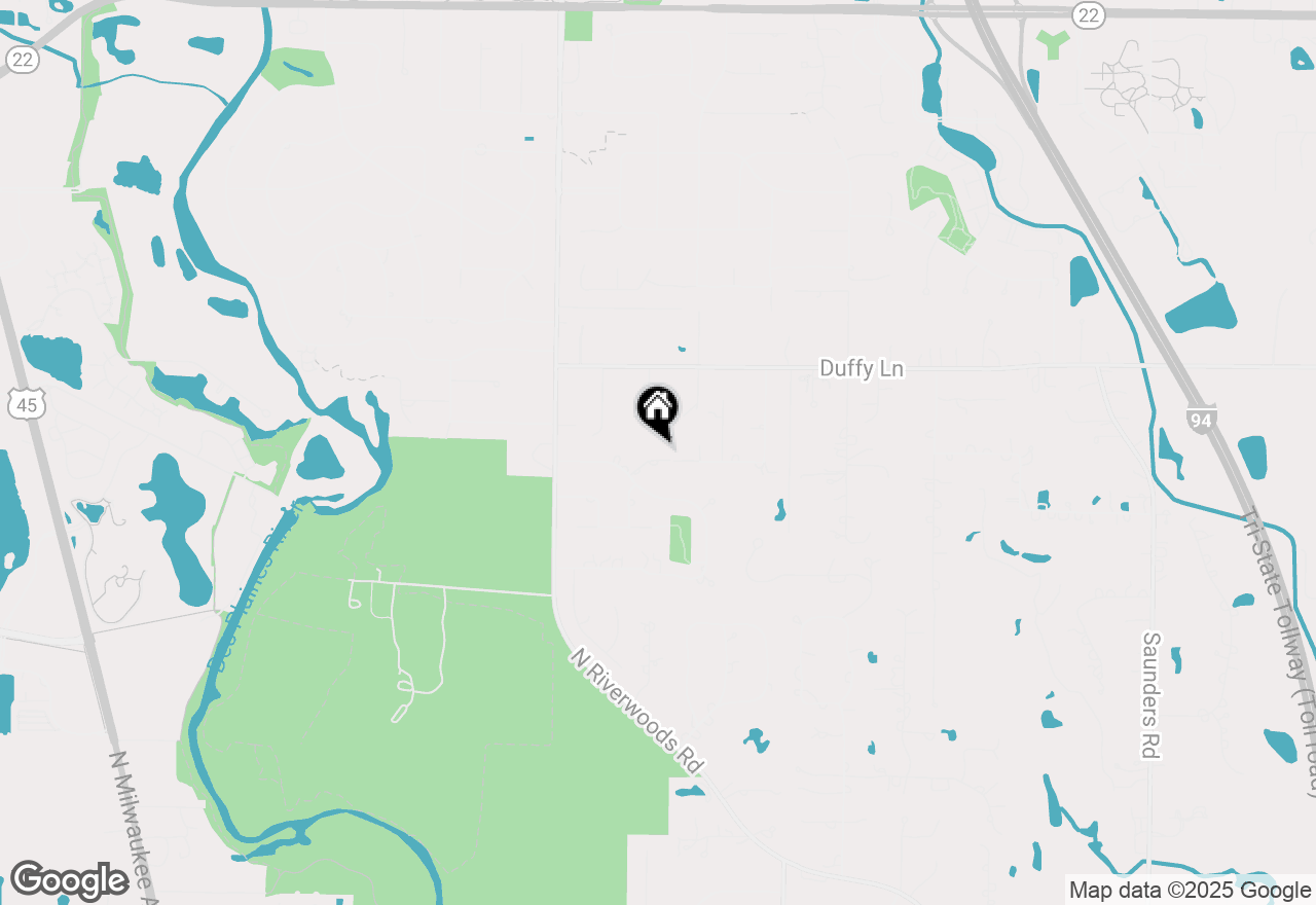 Map of 8 Pheasant Row, Lincolnshire, IL 60069