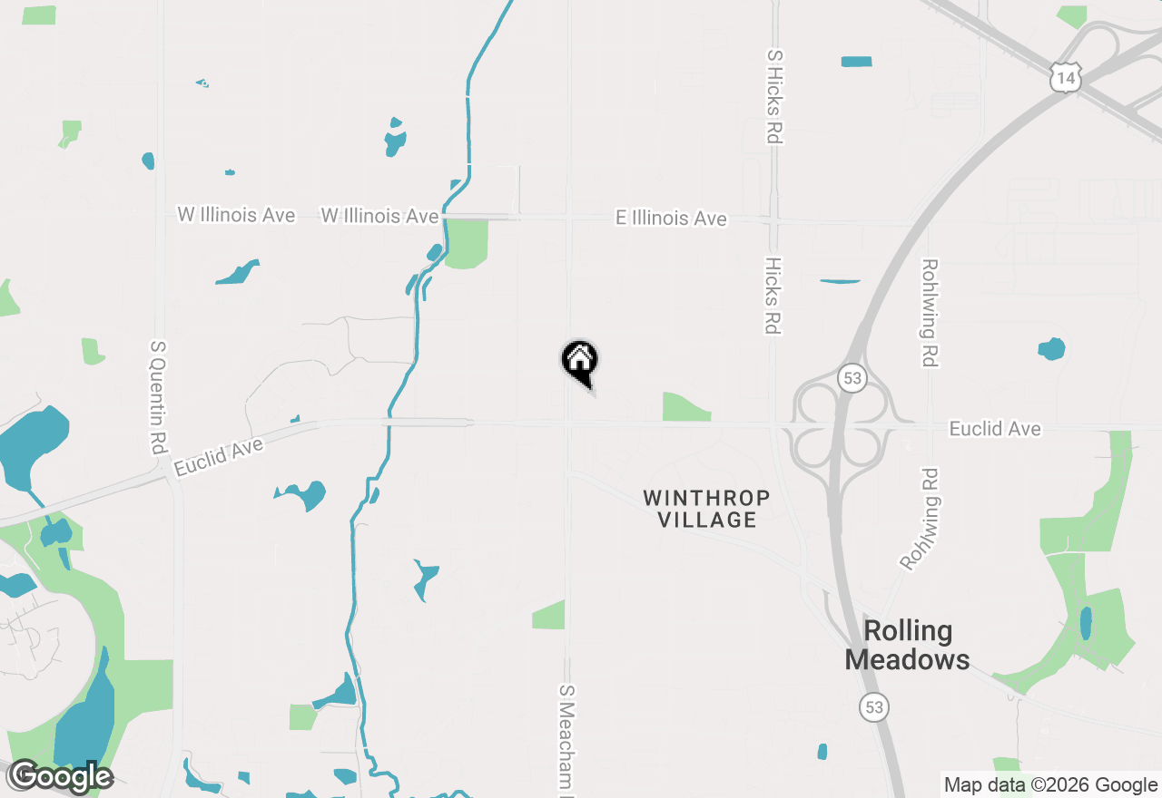 Map of 1900 Plum Grove Road #2C, Rolling Meadows, IL 60008