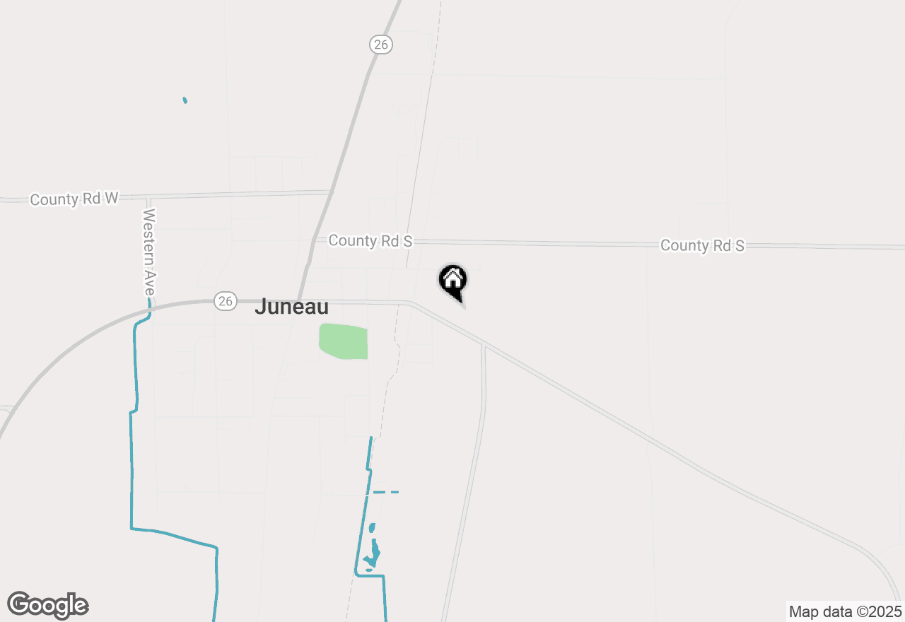 Map of 639 E Oak Grove St, Juneau, WI 53039