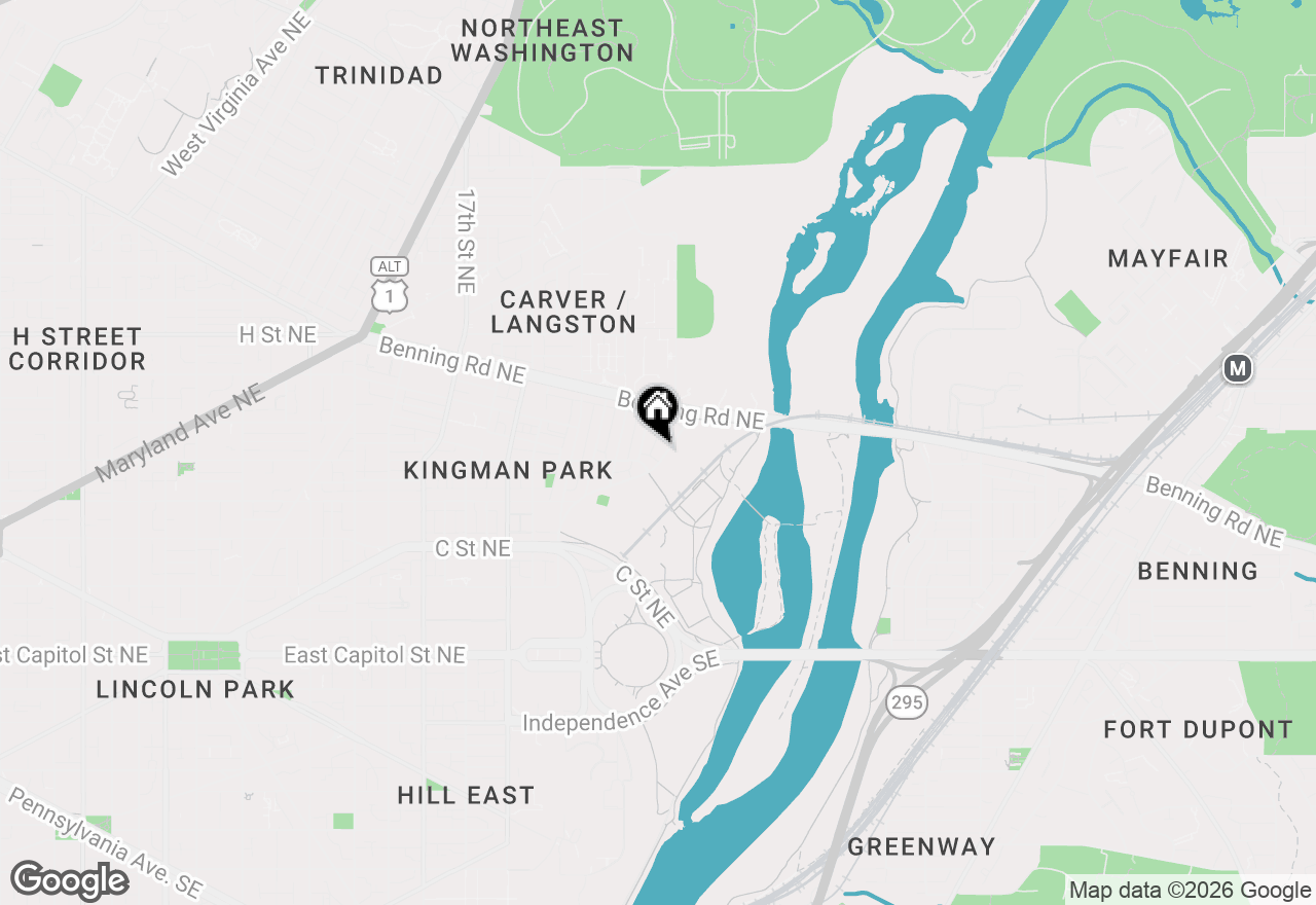 Map of 518 Oklahoma Avenue Ne, Washington, DC 20002