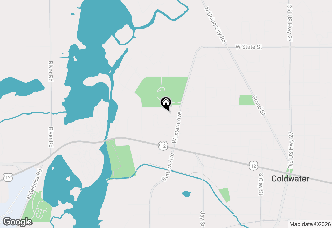 Map of 239 Hatch Avenue, Coldwater, MI 49036