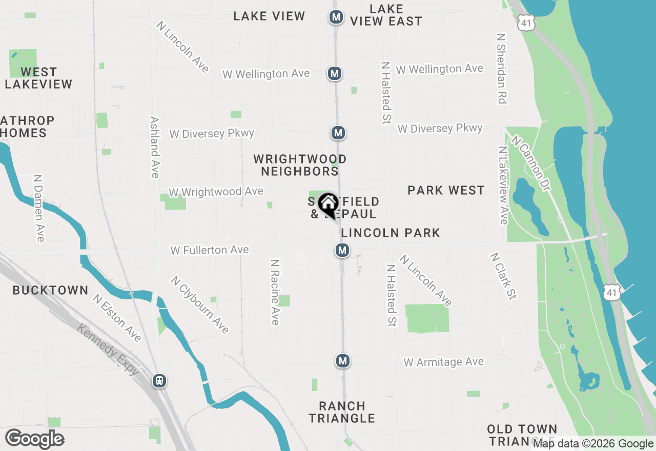 Map of 2444 N Sheffield Avenue, Chicago, IL 60614