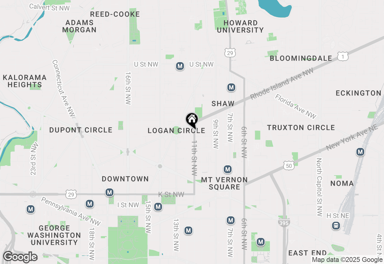 Map of 1426 11th Street Nw #2, Washington, DC 20001