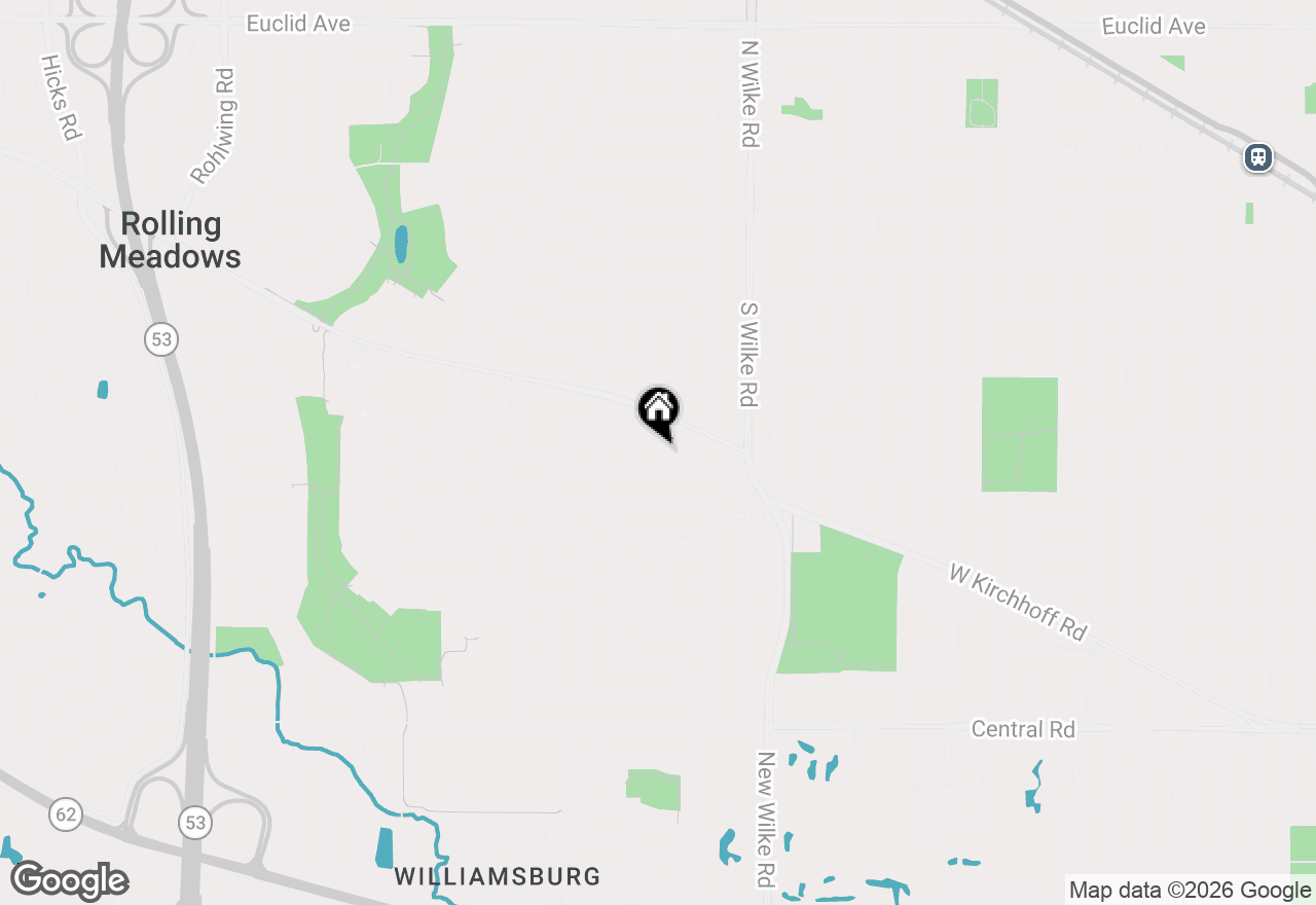 Map of 2201 Kingfisher Lane, Rolling Meadows, IL 60008