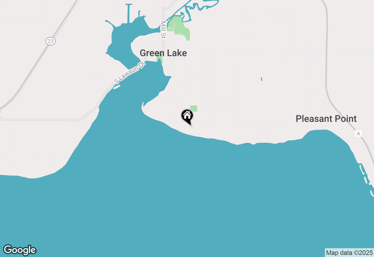 Map of 549 Illinois Avenue, Green Lake, WI 54941