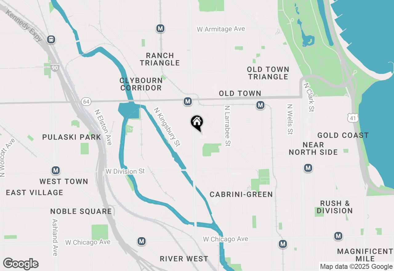 Map of 715 W Blackhawk Street, Chicago, IL 60610