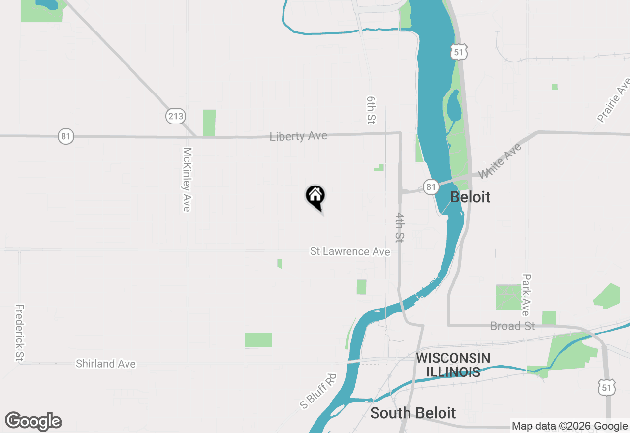 Map of 811 Elm Street, Beloit, WI 53511