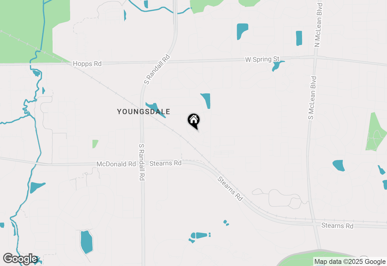 Map of 2538 Hatfield Court, Elgin, IL 60123