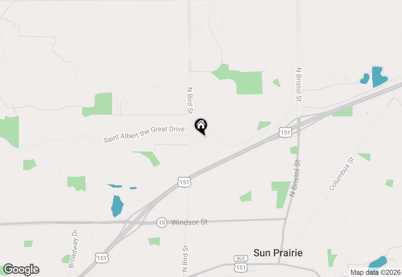 Map of 677 Village Lane #677, Sun Prairie, WI 53590