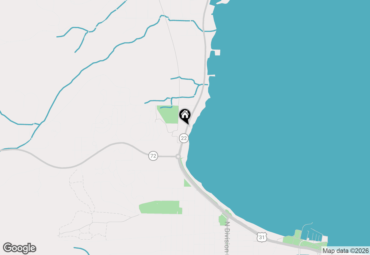 Map of 13800 West Bay Shore Drive #1, Traverse City, MI 49684