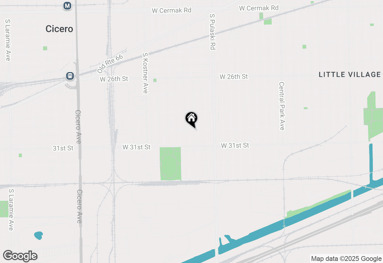 Map of 3003 S Kedvale Avenue, Chicago, IL 60623