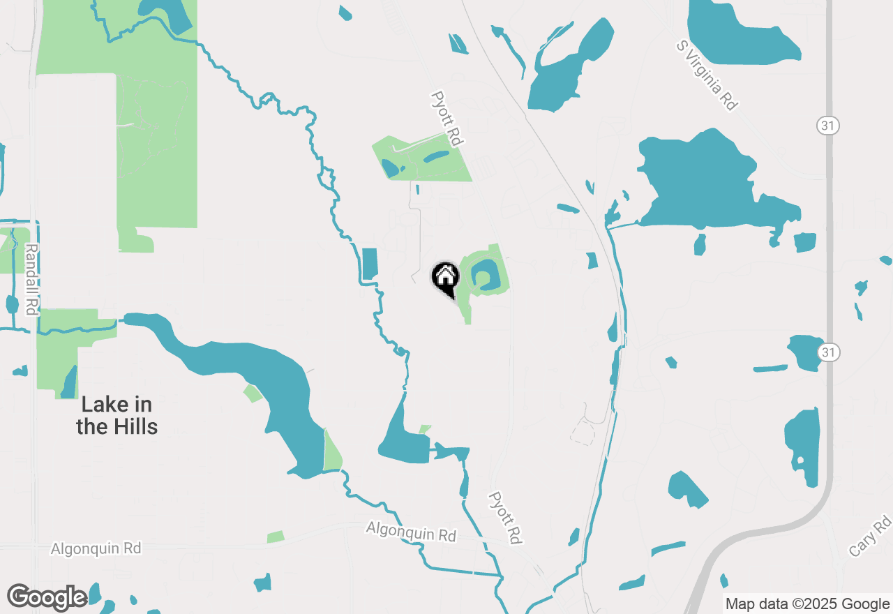 Map of 1021 Horizon Ridge, Lake In The Hills, IL 60156