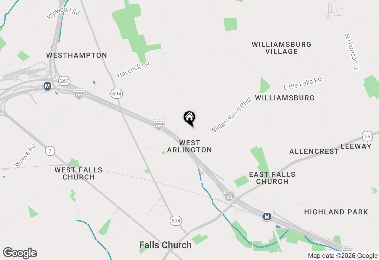 Map of 6907 30th Street N, Arlington, VA 22213