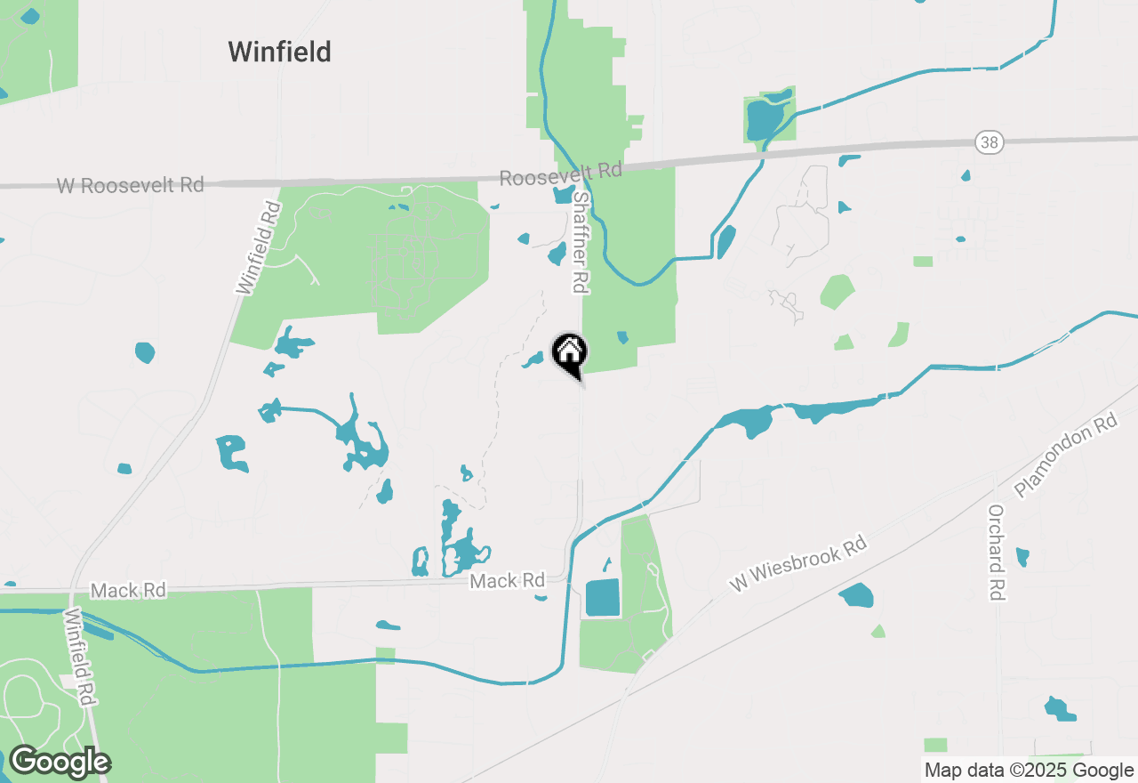 Map of 1S710 Shaffner Road, Wheaton, IL 60187