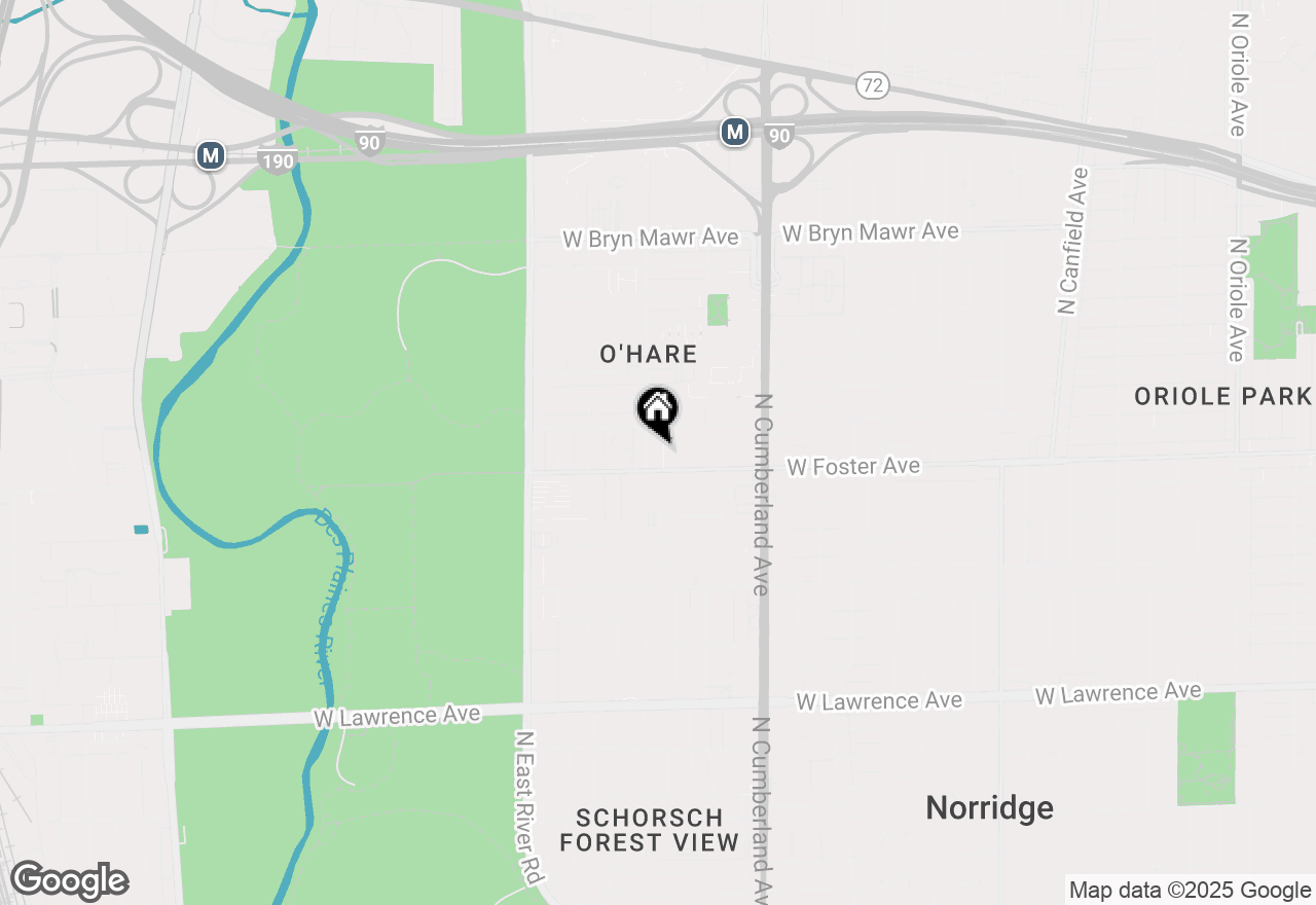 Map of 8580 W Foster Avenue #210, Norridge, IL 60706