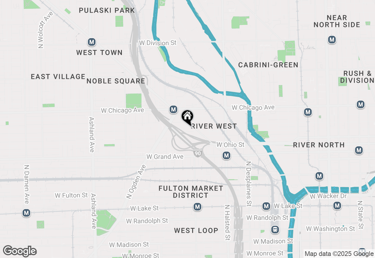 Map of 665 N Carpenter Street, Chicago, IL 60642