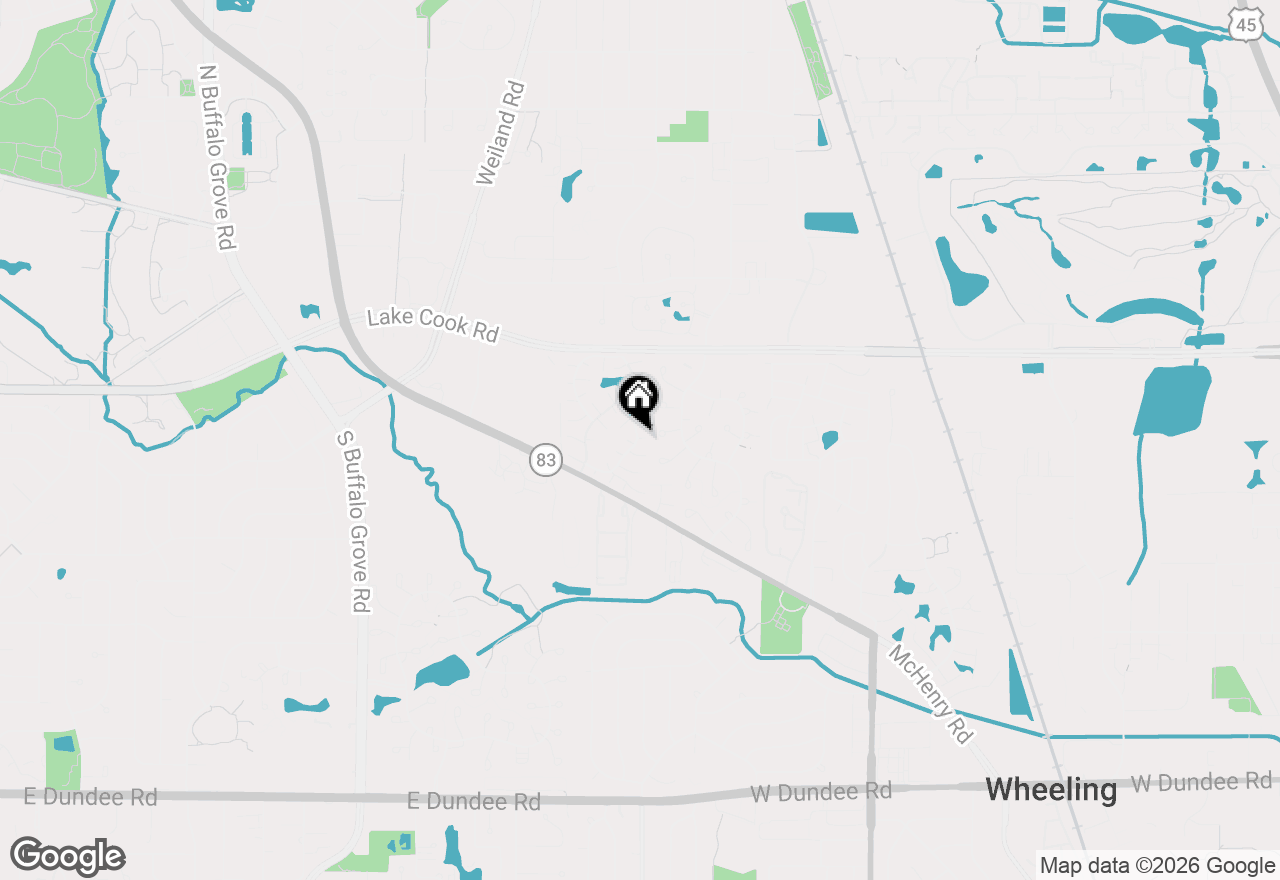 Map of 1202 Spur Court, Wheeling, IL 60090