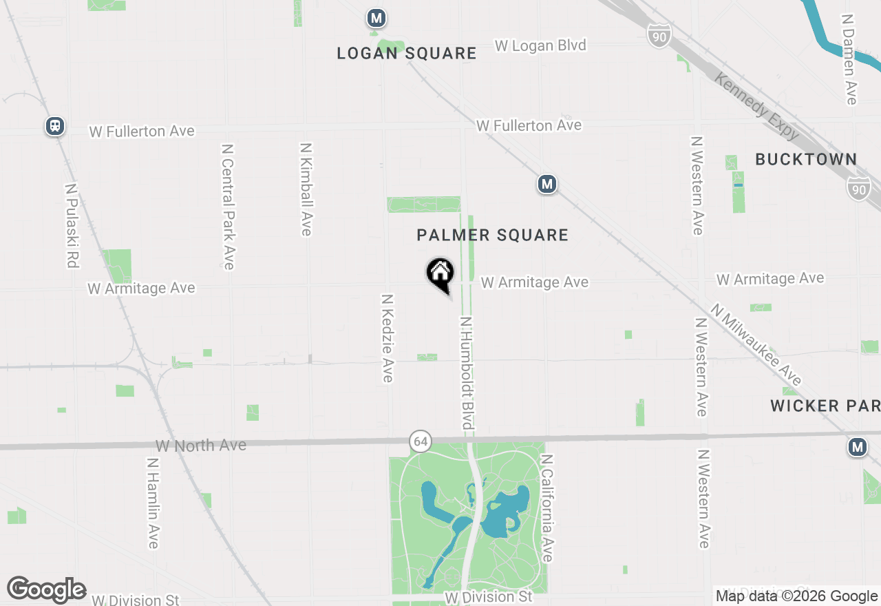 Map of 1931 N Whipple Street, Chicago, IL 60647