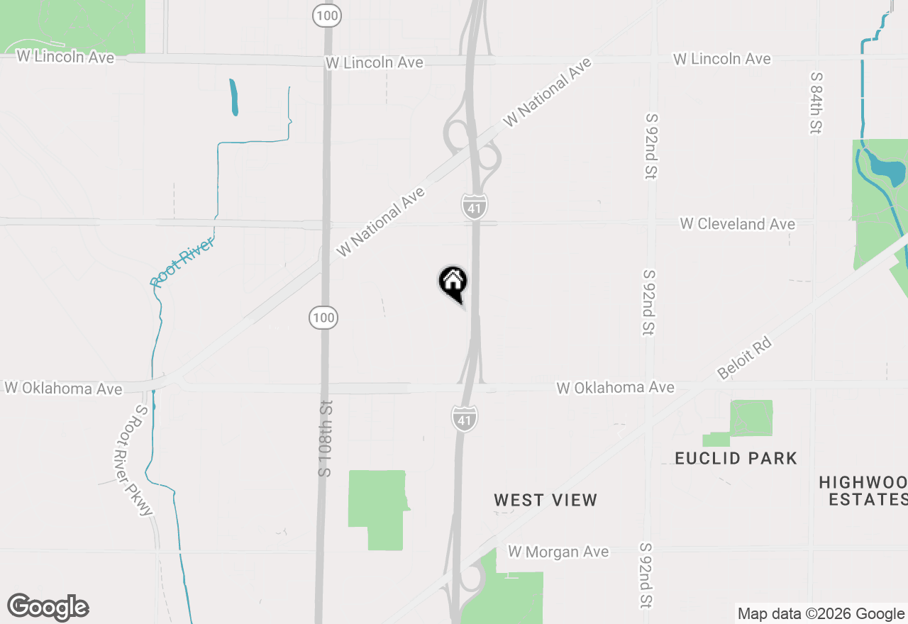 Map of 2922 S 102nd St, West Allis, WI 53227