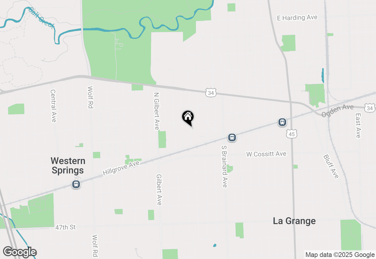 Map of 40 N Edgewood Avenue, La Grange, IL 60525