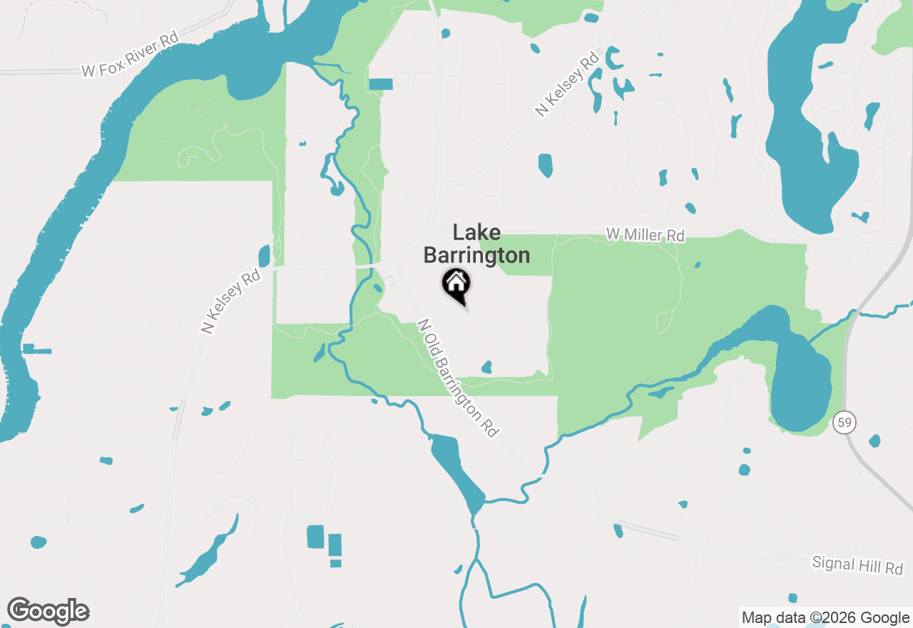 Map of 23733 N Lookout Pointe Road, Lake Barrington, IL 60010