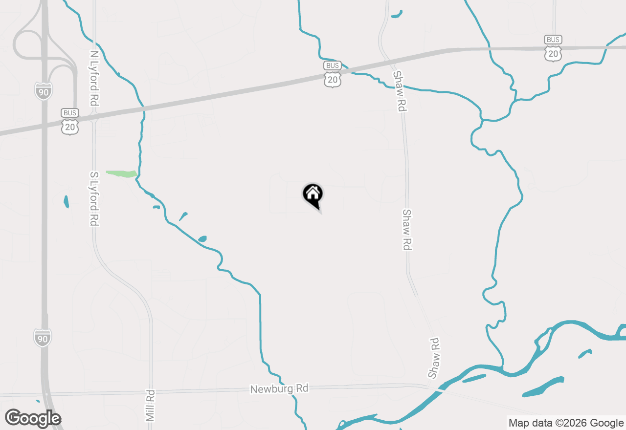 Map of 8955 Birdie Bend, Belvidere, IL 61008
