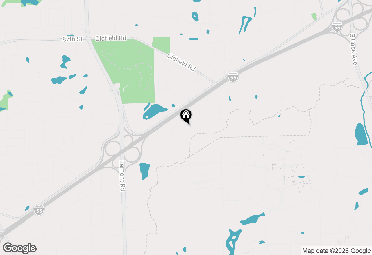 Map of 9241 Waterfall Glen Boulevard, Darien, IL 60561